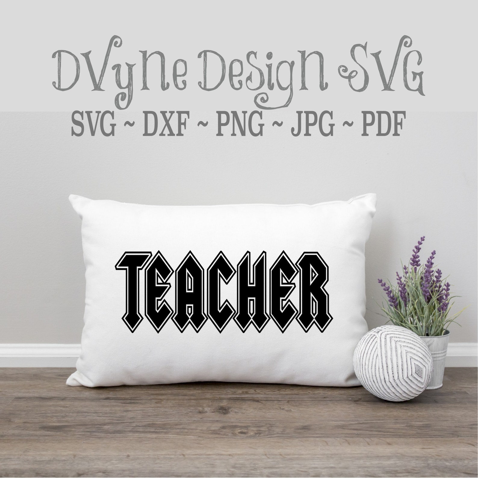 Download Teach SVG Teacher SVG Teacher Vinyl Cut File for Silhouette | Etsy