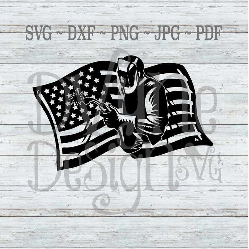 Download Welder American Flag SVG Welding Flag Boilermaker ...
