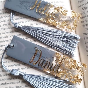 Personalized bookmark, gift, small item, bookworm, handmade, bookmark, reading aid, small gifts, April 4th Art image 10