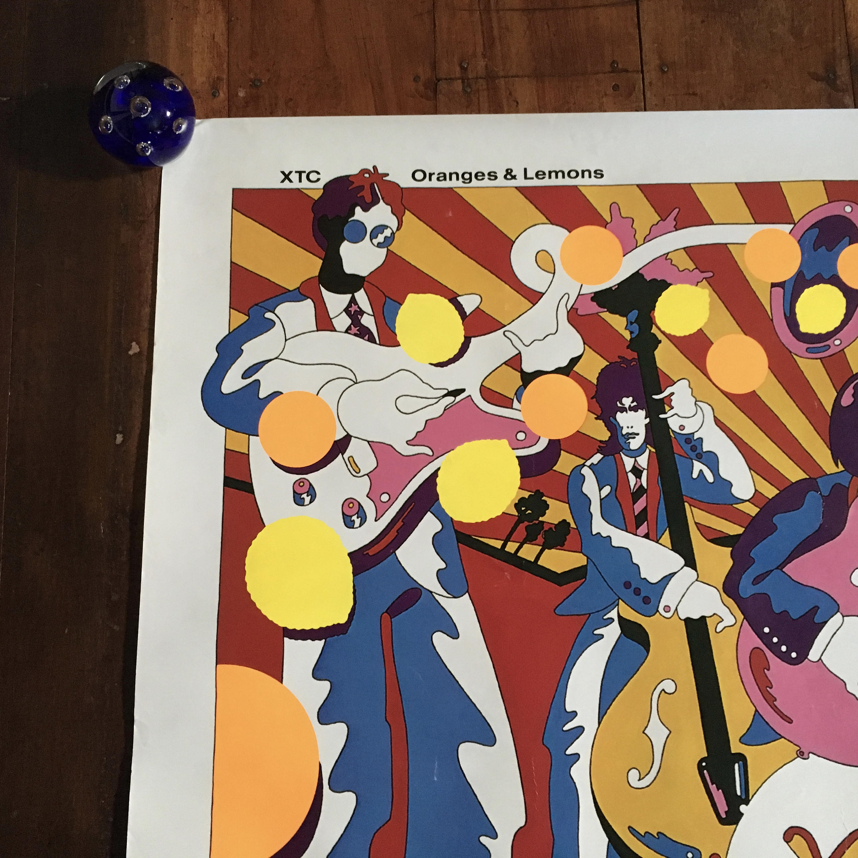 XTC Orange & Lemons 1989 Virgin Records Original Rare Vintage Etsy