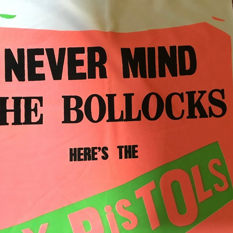 The Sex Pistols Never Mind The Bollocks 1977 Warner Bros Rare Etsy