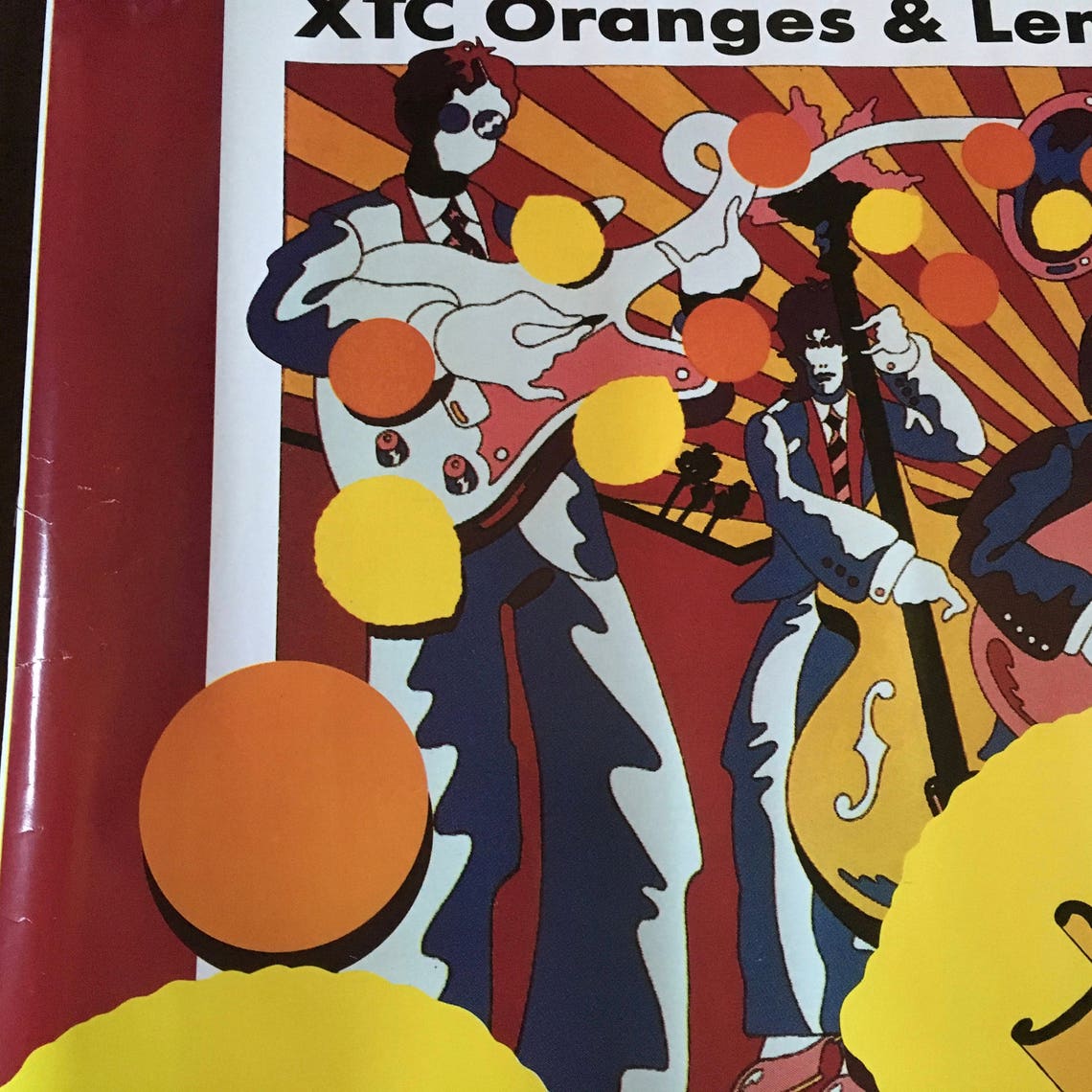 XTC Oranges & Lemons Virgin Records 1989 Original Rare Vintage Etsy