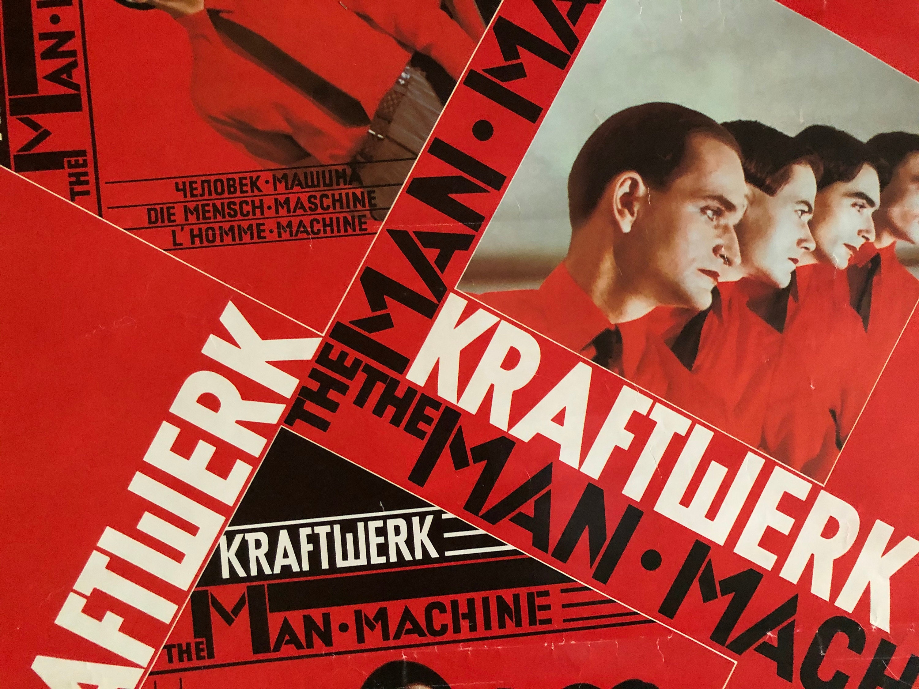 Kraftwerk Man Machine 1978 Capitol Records Etsy