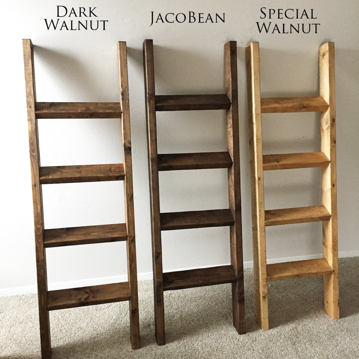 JacoBean Handmade Blanket Ladder: Rustic Farmhouse Quilt Organizer, 5ft - Etsy