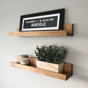 Picture Ledge,wall shelf,floating shelf,rustic home decor,wooden shelves,book shelf,nursery shelf