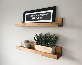 Picture Ledge,wall shelf,floating shelf,rustic home decor,wooden shelves,book shelf,nursery shelf