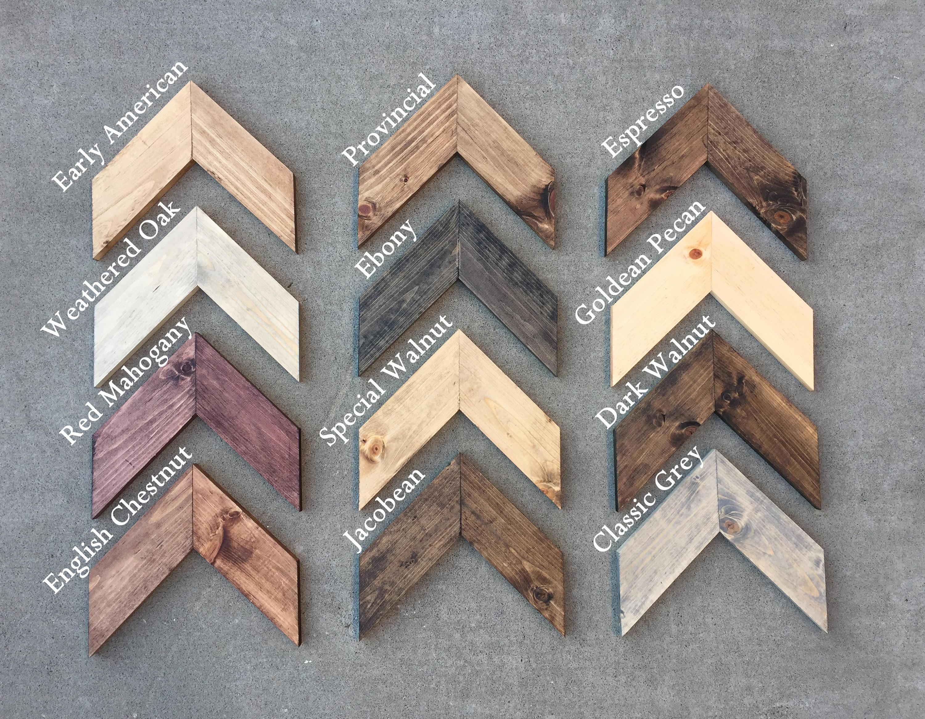 Rustic Wood Chevron Arrow Wall Art: 3 Piece Set - Etsy