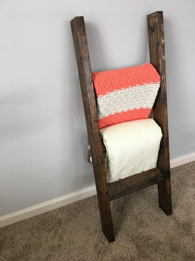 Farmhouse Ladder Blanket Ladder Quilt Ladder Bedroom Etsy