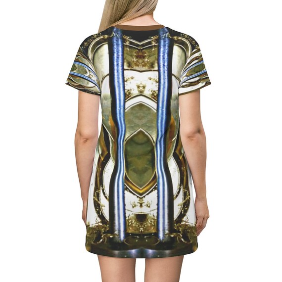 Fashion T-shirt Dress Gold T-shirt 
