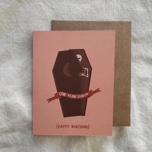 Cartão de aniversário esqueleto, cartão de aniversário em branco, cartão de felicitações