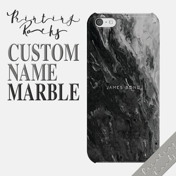 Personalized Marble iPhone 8 8 plus case Custom Name iPhone 7 | Etsy