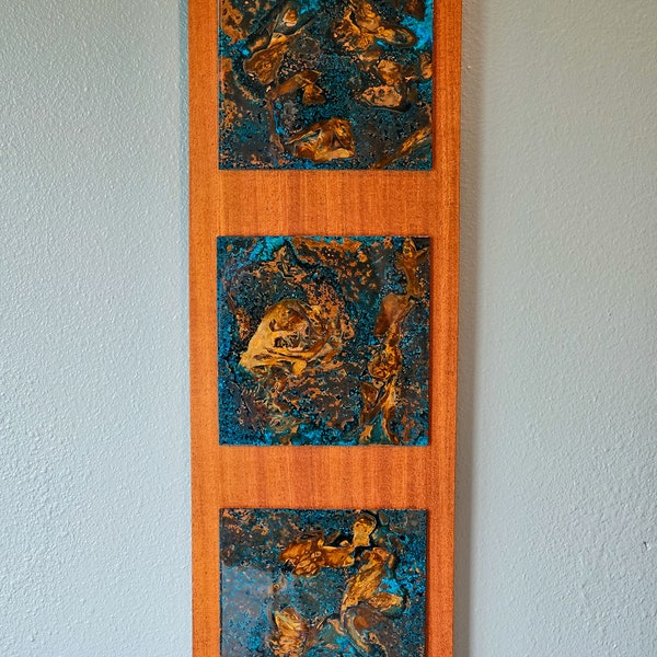 Copper Kitchen Wall Art Etsy
