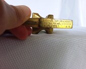 Vintage miniature Brass Anvil, quot Forge Our Friendship quot , Friend Gift, 1955, 6-4-20 10