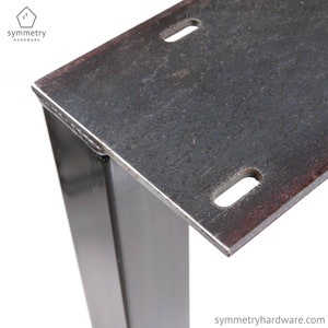 The 'H-Frame' Metal Table Legs, Industrial Coffee, Dining or Bar Steel Table Legs, DIY Modern Table legs, w/Leveling Feet image 7