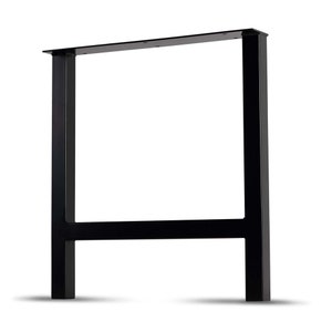 The 'H-Frame' Metal Table Legs, Industrial Coffee, Dining or Bar Steel Table Legs, DIY Modern Table legs, w/Leveling Feet