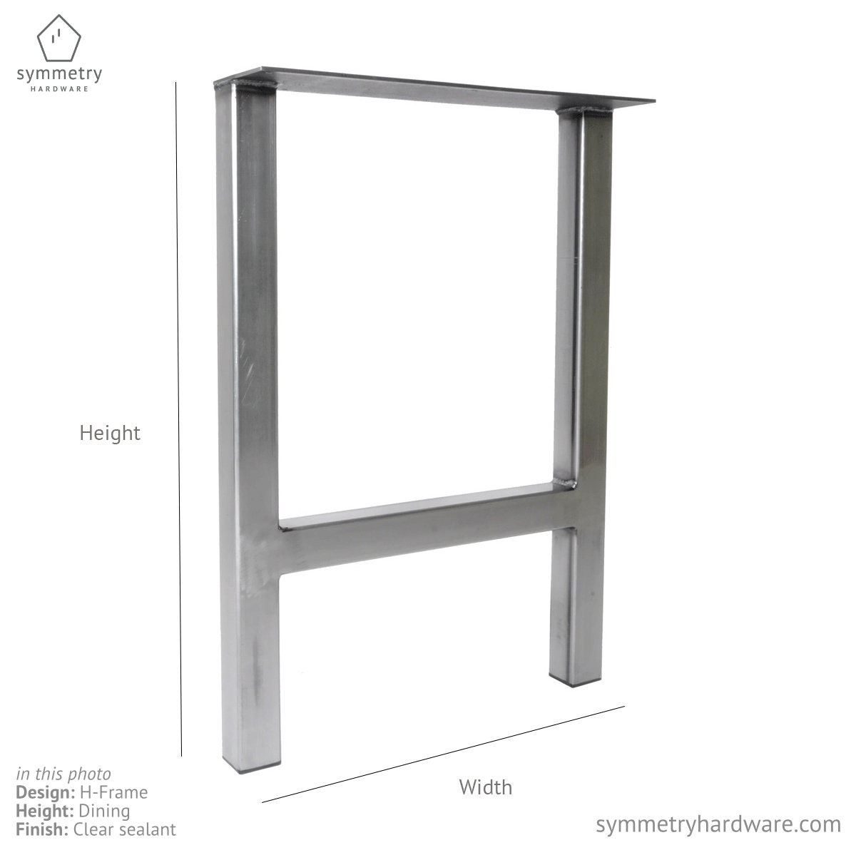 H frame metal table legs deals