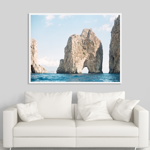 Capri, Island of Capri, Amalfi Coast, Capri Italy, Italy Photo, Travel Photo, Italy Wall Art, Fine Art Print, Blue Ocean Photo, Italy Decor
