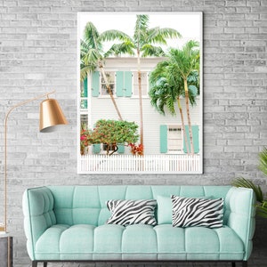Beach House, Key West, Florida, Palm Trees, Key West Photography, Beach House Decor, Florida Keys, Florida Beaches, Key West Art, Travel Pic