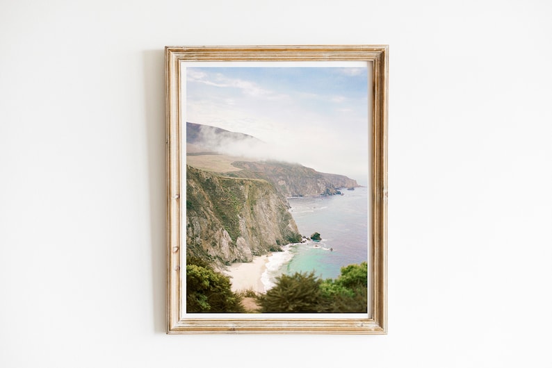 Big Sur, California, Carmel, Travel Photo, Fine Art Print, Pacific Ocean, California Wall Art, Ocean Home Decor, Bixby Bridge, Highway 1 image 1