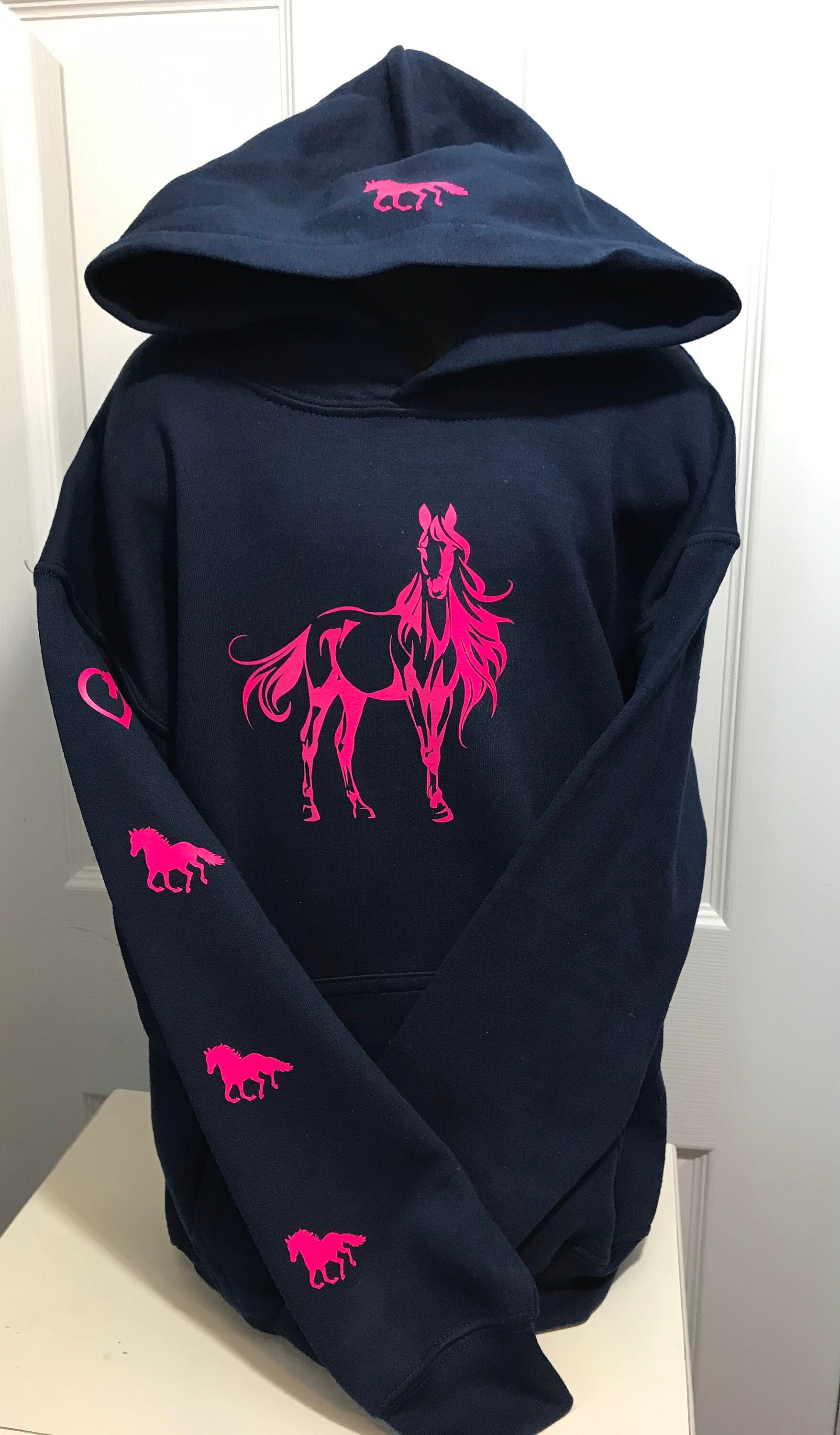 Girls Horse Applique Legging Set by 3 Sisters main image 1