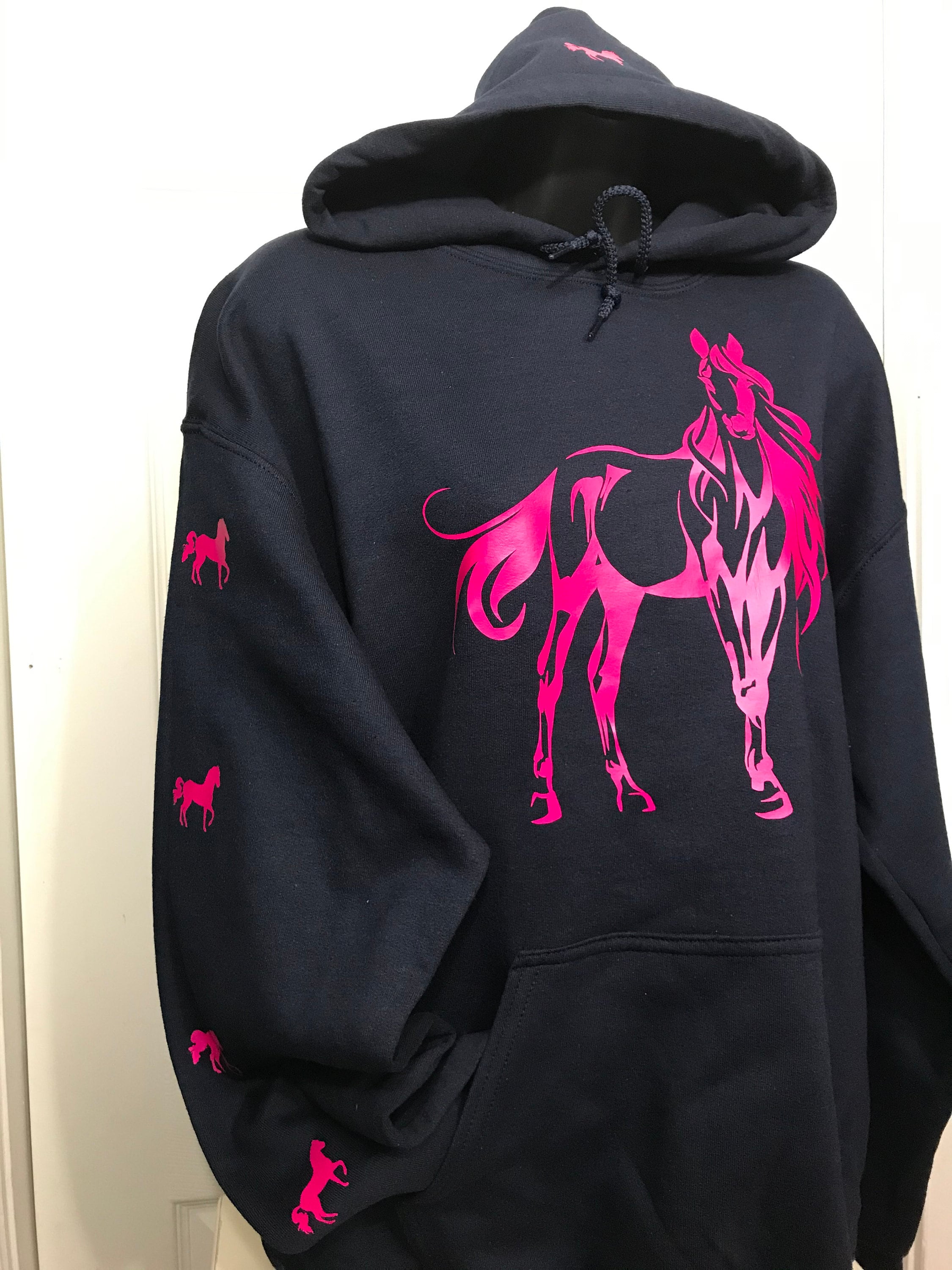 Coolhorse Rustic Desert Glacier Blue Hoodie