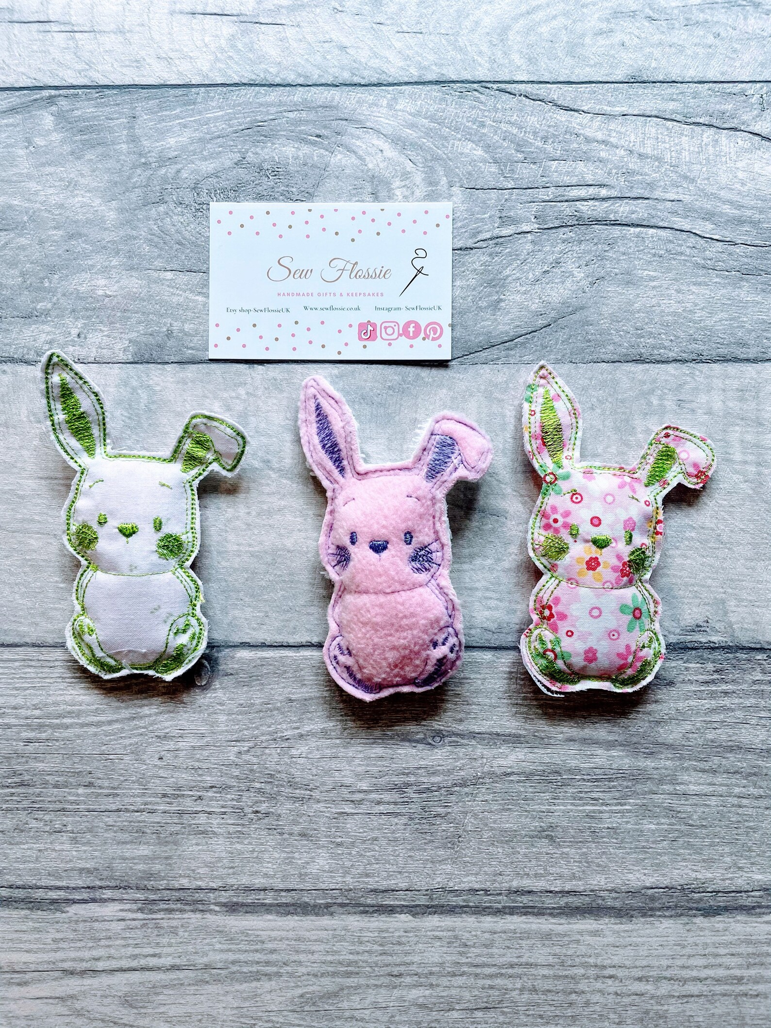 Cute Bunny Hugs by Post With Poem, Little Rabbits Pocket Hugs, Missing