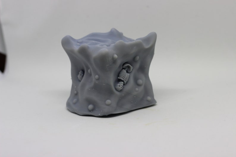 RESIN Cube 'o' Snot gelatinous Cube by Fat Dragon Etsy UK