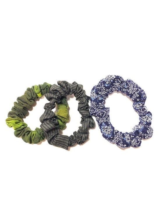 Mens Scrunchies 3 Pieces Set Scrunchie Kimono Hair Etsy