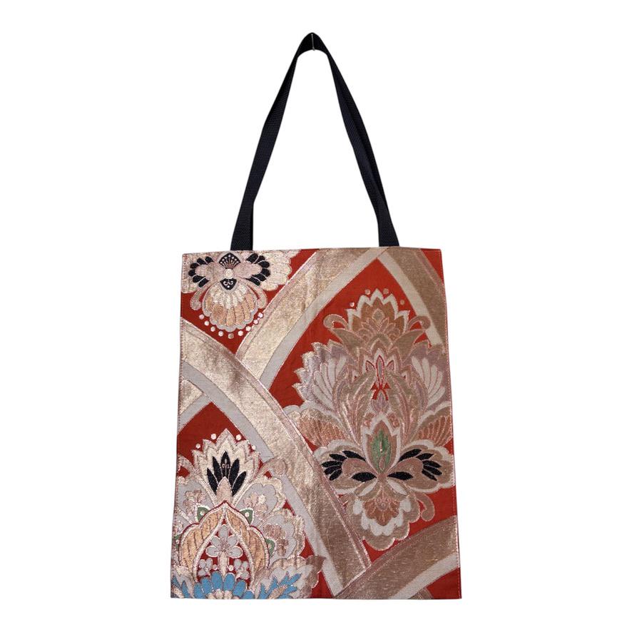 西陣帯リメイクトートバッグ A4 絹着物バッグ - Etsy 日本