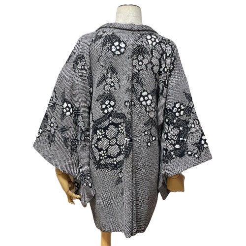 Shibori Haori, Haori woman , shops Haori Jacket, Japanese Haori, Boho Kimono, Kimono Silk Jacket,Very Beautifl-Japanese Vintage