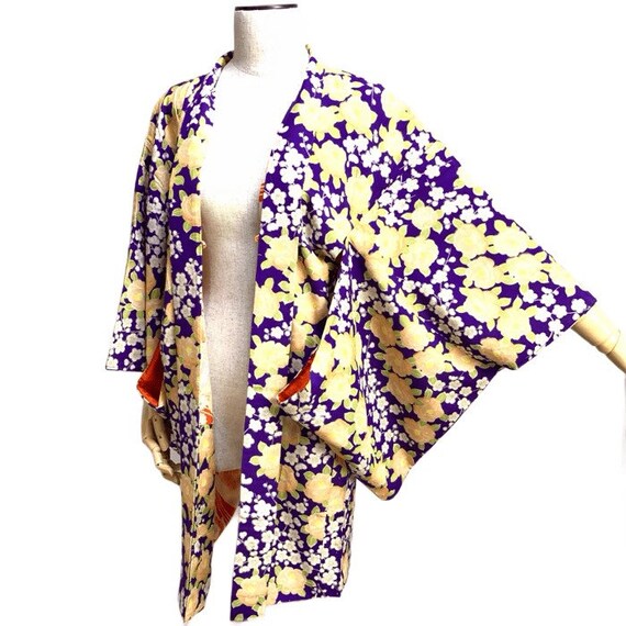 Haori, Japanese Haori, Silk Haori, Boho Kimono, K