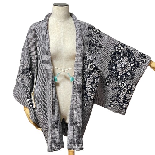 Shibori Haori, Haori woman , shops Haori Jacket, Japanese Haori, Boho Kimono, Kimono Silk Jacket,Very Beautifl-Japanese Vintage