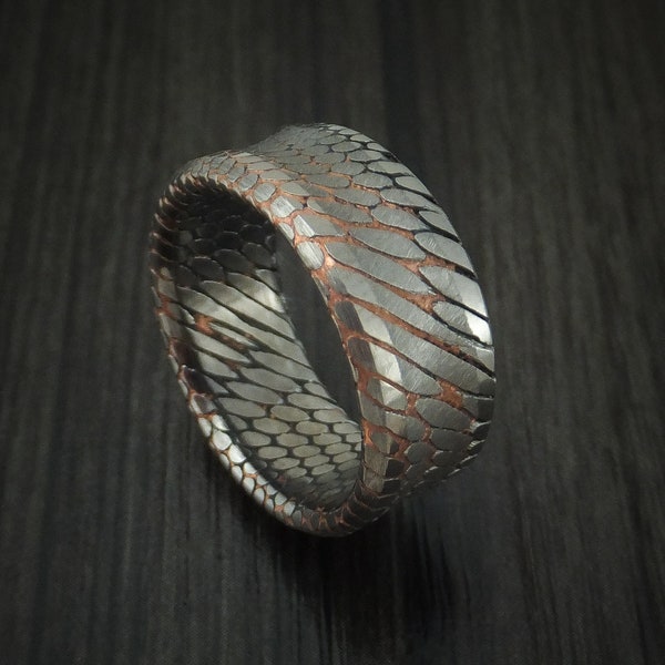 Etched Superconductor Ring Custom Made Titanium-Niobium and Copper Band