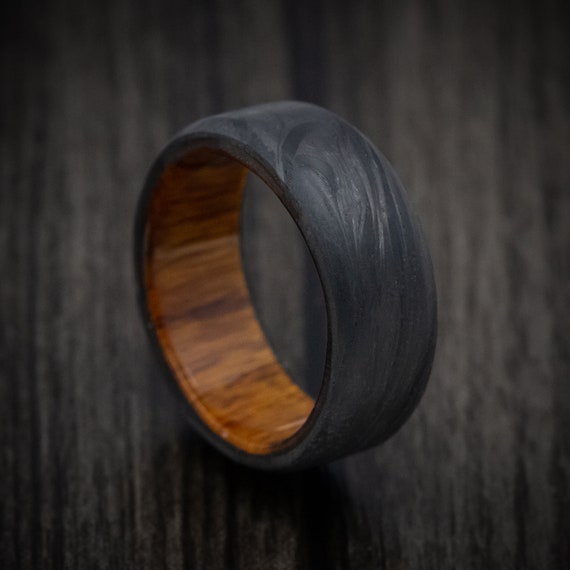 Forged carbon fiber wedding hotsell band