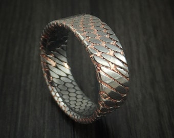 Etched Superconductor Ring Custom Made Titanium-Niobium and Copper Band