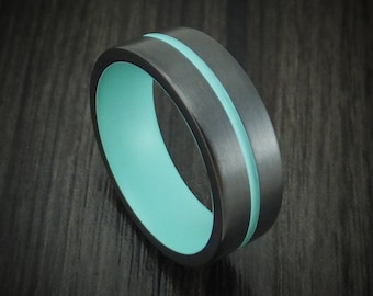 Black Zirconium and Cerakote Custom Made Ring