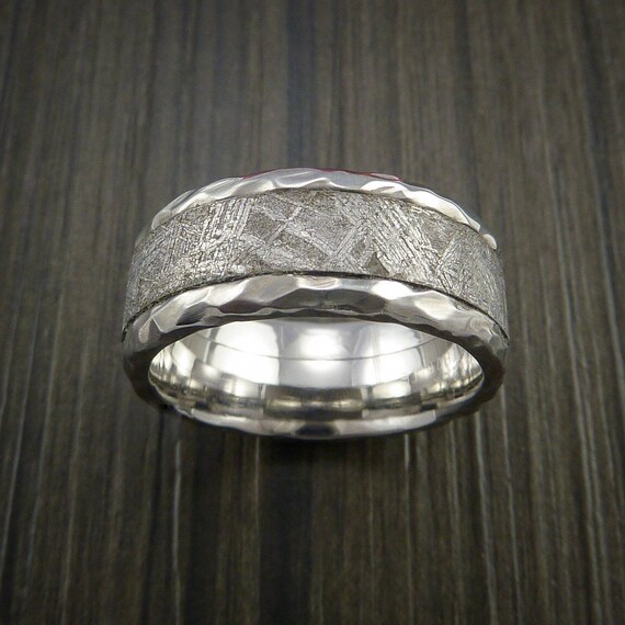 Hammered cobalt wedding band sale