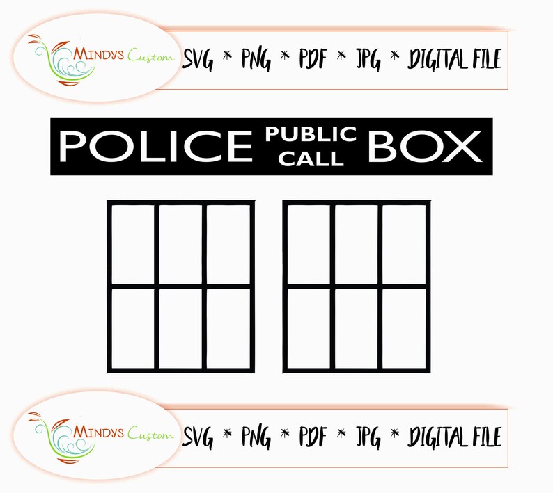 Download Tardis SVG Tardis Cut File Dr Who Cut File Dr Who Decor | Etsy