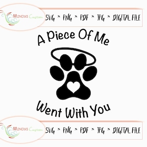 Pet Memorial SVG Dog Memorial File Pet Memorial File Pet Memorial Printable Pet Memorial Vector Dog Memorial Vector Cat Memorial Instant Dow