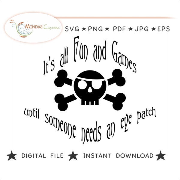 Pirate Eye Patch Skull and Crossbones eyepatch All Good Until Someone Needs a Eyepatch Halloween Fun Halloween Costumes Halloween Décor