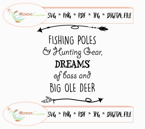 Download Hunting Nursery Boy Nursery Baby Hunting Fishing Poles Etsy