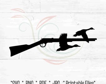 Caza de aves acuáticas con escopeta, esquema de caza de gansos, caza en blanco y negro, SVG, esquema de caza de patos, PDF imprimible, esquema de caza de gansos con escopeta
