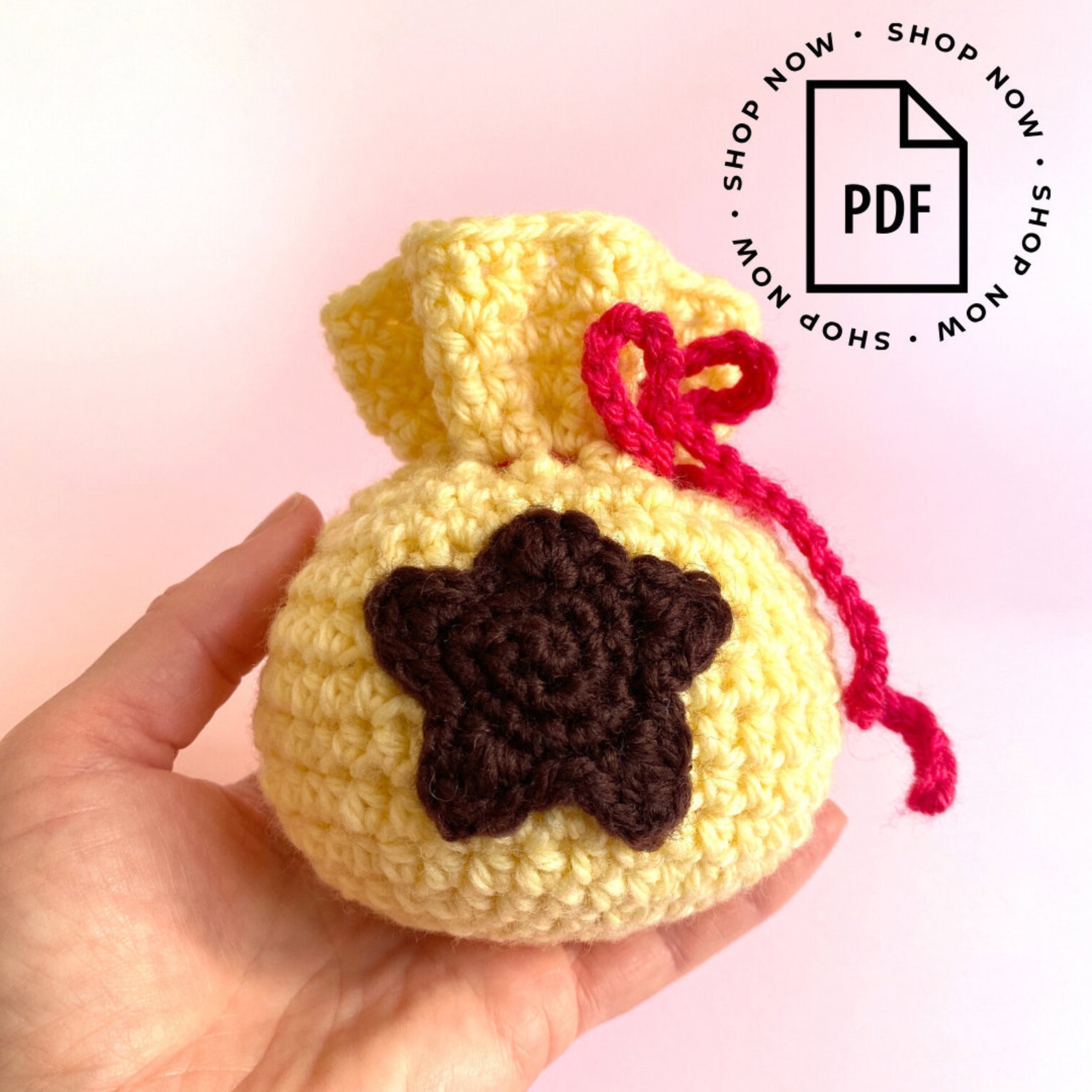 Animal Crossing Bell Bag Crochet PDF Pattern Perfect to Make Etsy