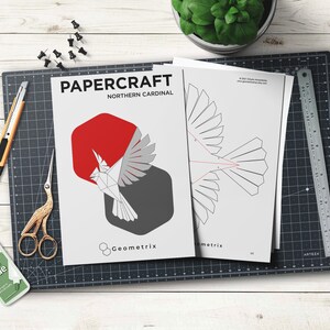 Pu&ograve; includere: Modello di carta di un Cardinale del Nord. Il modello &egrave; realizzato in carta ed &egrave; pronto per essere assemblato. Le istruzioni sono incluse. Il modello &egrave; un ottimo modo per imparare l'origami e la cartamodellazione.