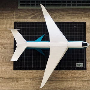 An-225 Mriya Papercraft Model: Low Poly Paper Plane (PDF Template) - Etsy