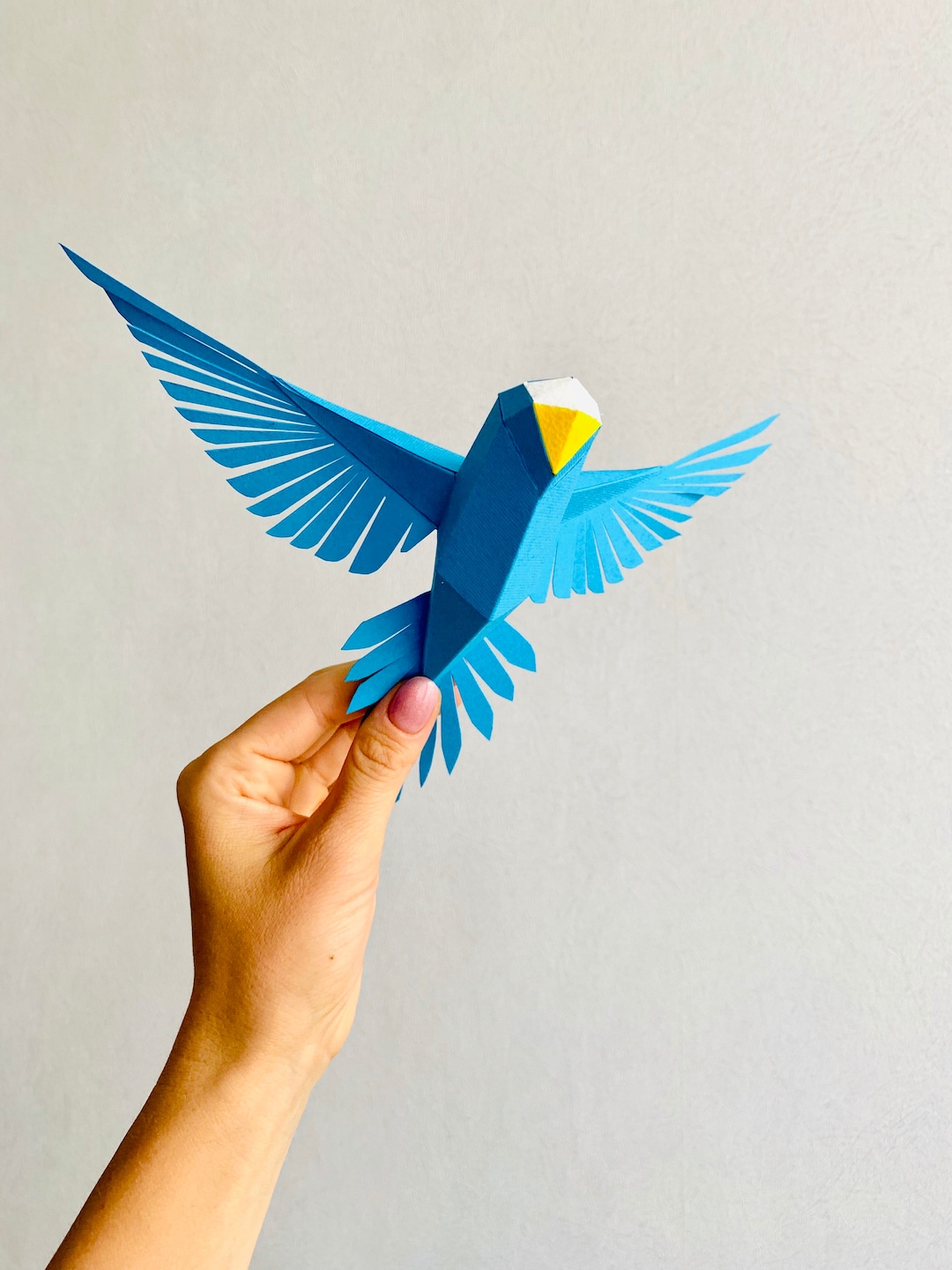 ペーパーアートのインコ 立体作品 mqdefault.jpg