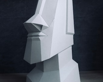 ISETAN 3D ART PROJECT × AUTO MOAI 🗿 Moai statue - Easter Island 3D print model・ STL File for
