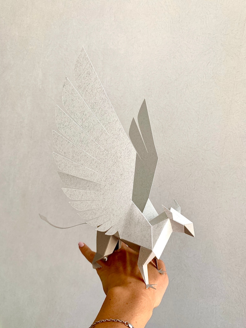Griffin / Gryphon / Gryffon - Make Your Own 3D Paper Toy, Medieval ...