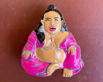 Laughing Rih Enamel PIn