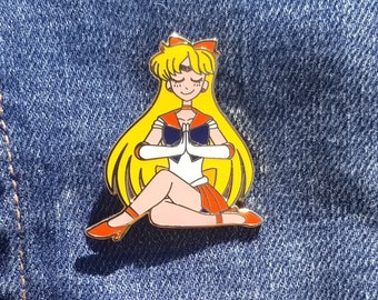 Venus Cow Pose Enamel Pin